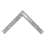 PROSOURCE Corner Brace, 8 in L, 8 in W, 1 in H, Galvanized Steel, Galvanized, 2 mm Thick Material FC-G08-01PS